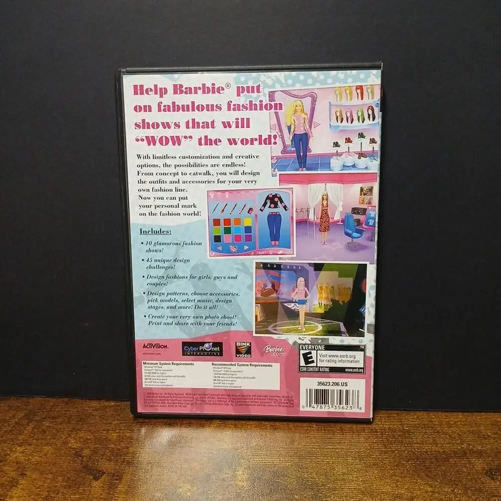 Activision Barbie Fashion Show : An Eye for Style For PC DVD Video Game